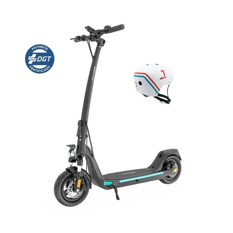 Cargue la imagen en el visor de la galería, Patinete Joyor D10 DGT homologado con accesorios, casco