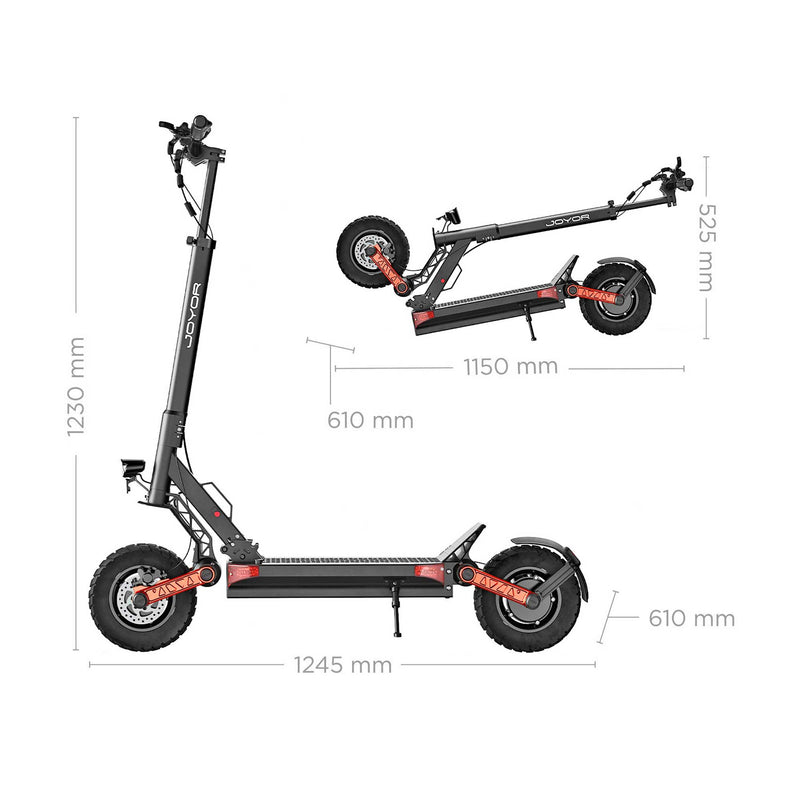 Load image into Gallery viewer, Joyor S10-S-Z Electric Scooter - 2000W Motor Power 70km Range + Helmet + inner tube + tool