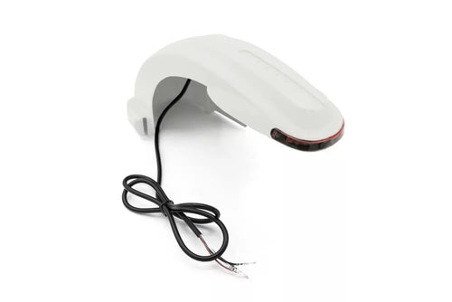 Rear mudguard with light in white x series