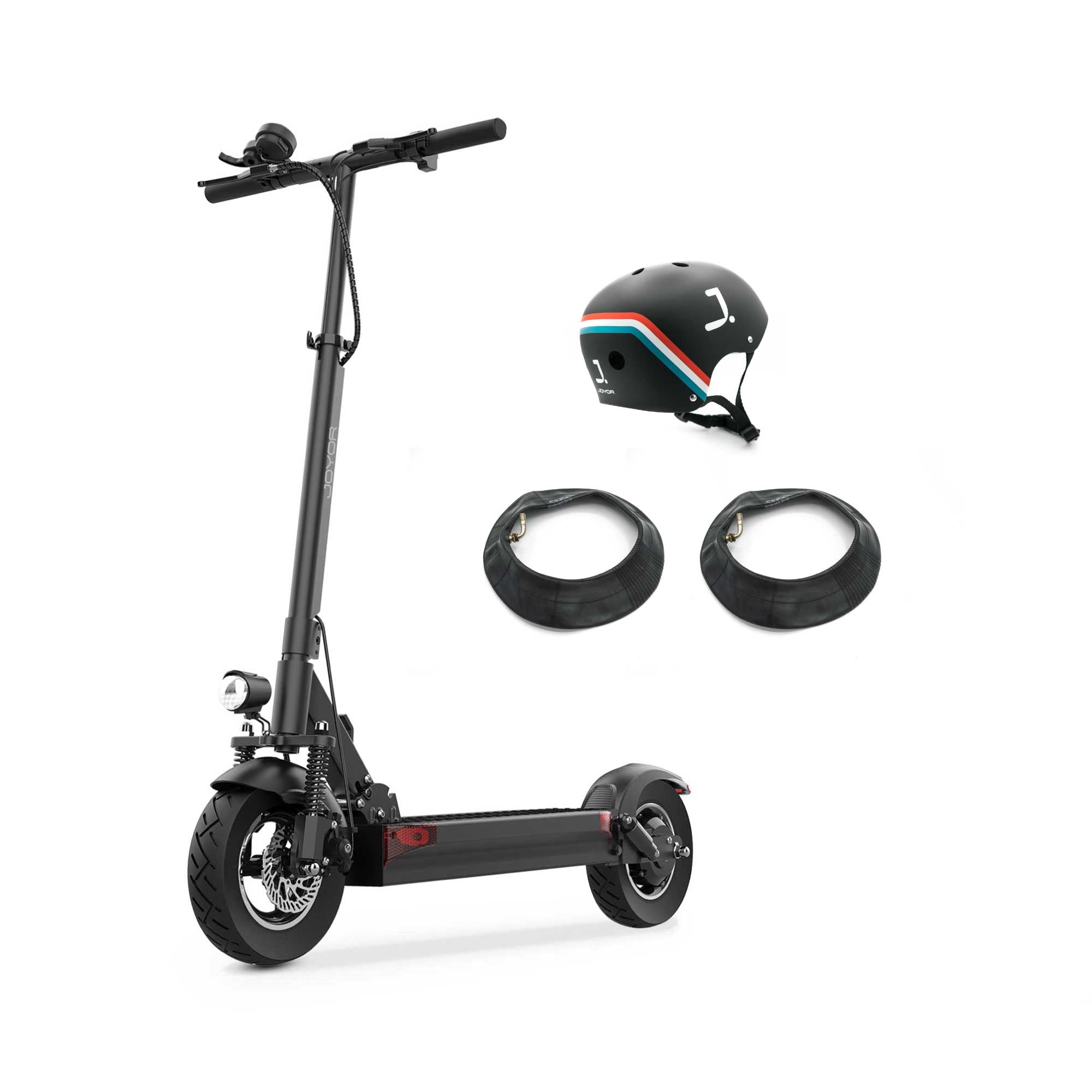 Joyor Y8-S ABE Electric Scooter - 500W power 100KM range + Helmet + 2 inner tubes