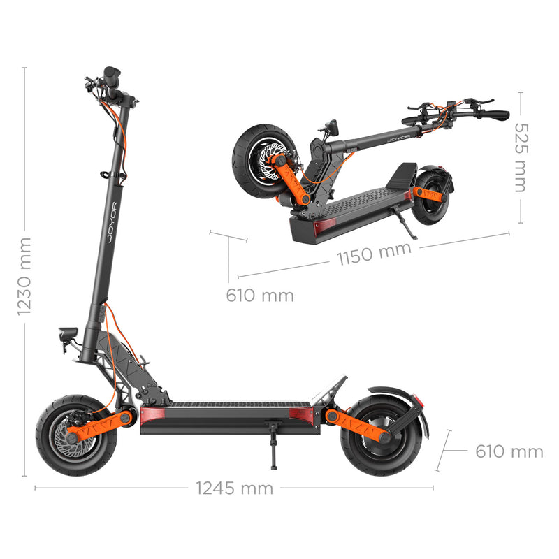 Load image into Gallery viewer, Joyor S5 Electric Scooter 800W+ max. power 55km 48V 13Ah

