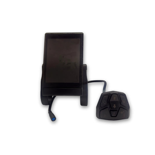 Set de display y botonera JP para patinete eléctrico Joyor S-PRO, repuestos originales para control y visualización.