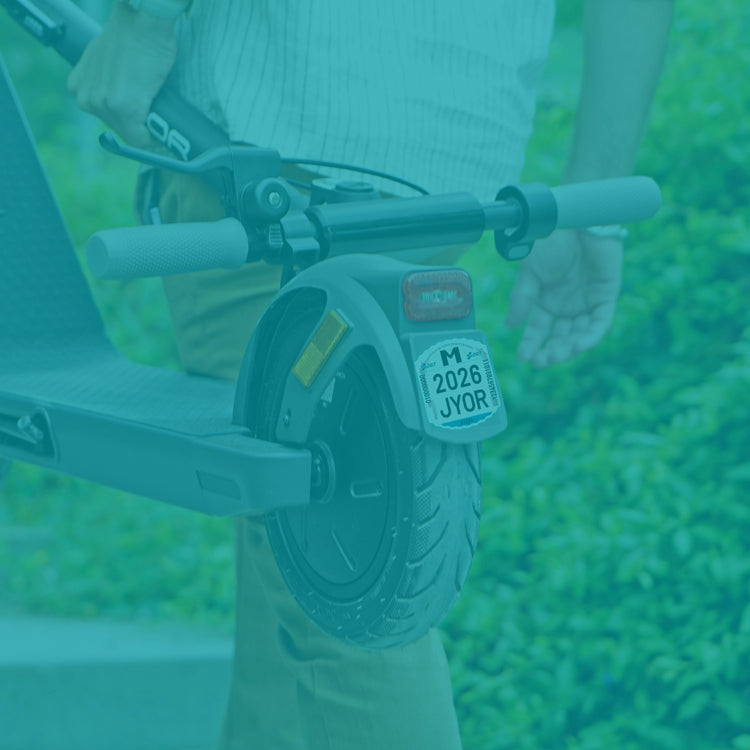 Distribuidores oficiales de matrículas para patinetes eléctricos