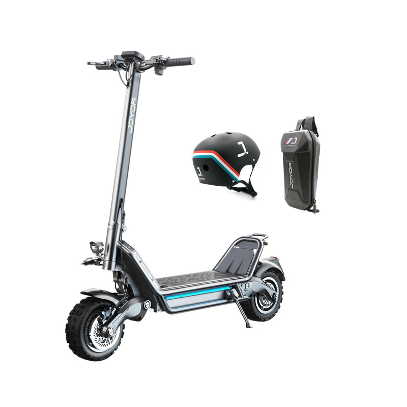 Load image into Gallery viewer, Joyor E8-S Electric Scooter + Helmet + Bag - 2x1600W power 95KM range
