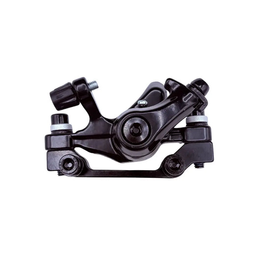 Rear disc brake system top view for electric scooter