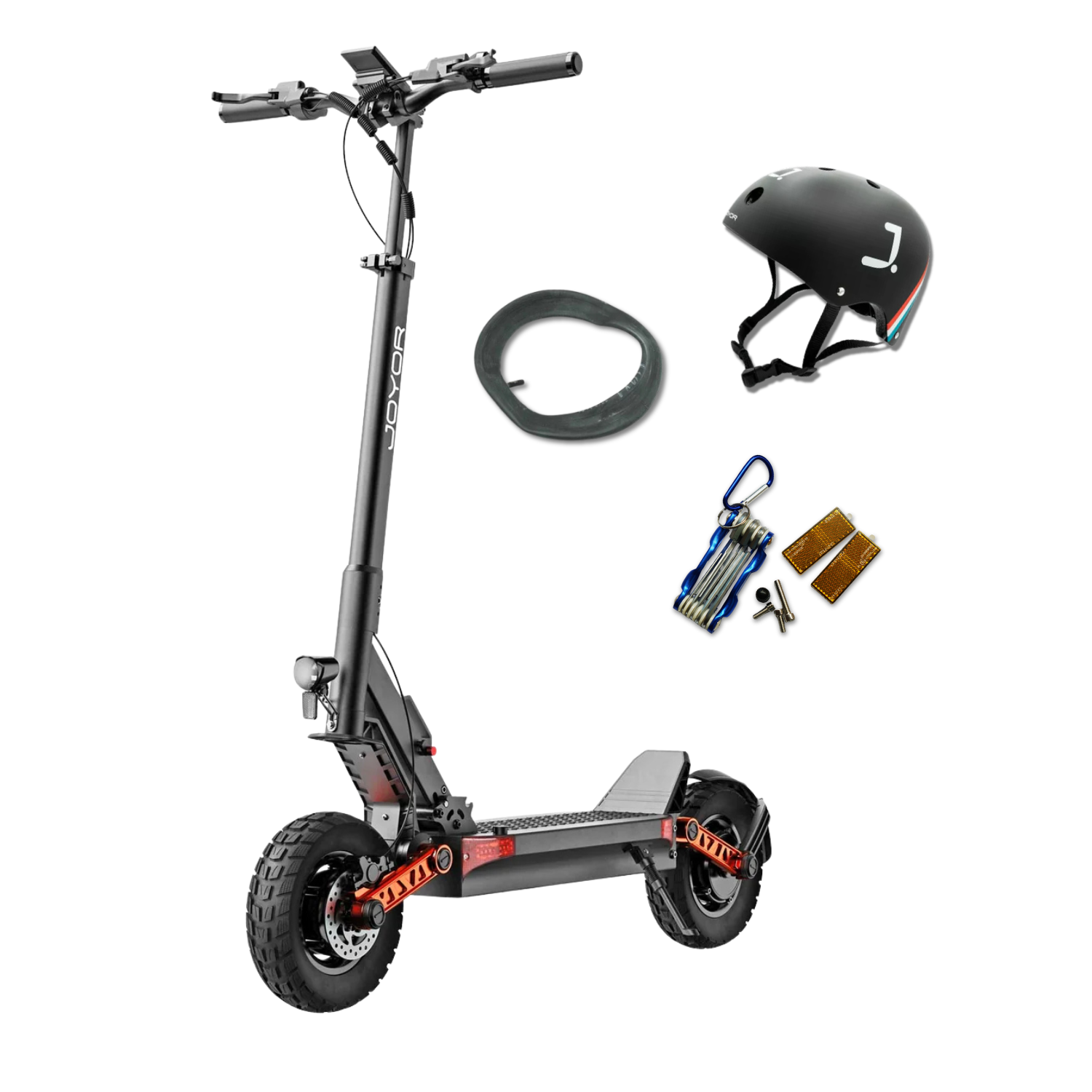 Joyor S10-S-Z Electric Scooter - 2000W Motor Power 70km Range  + Helmet + inner tube + tool