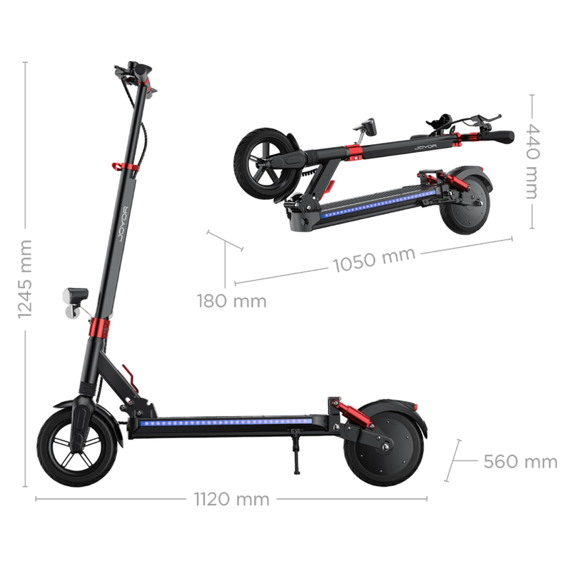 Load image into Gallery viewer, Joyor G5 Electric Scooter + Helmet + Bag 750W+ max. power 55km 48V 13Ah
