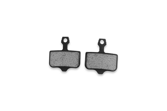 Two black brake pads for Joyor electric scooters