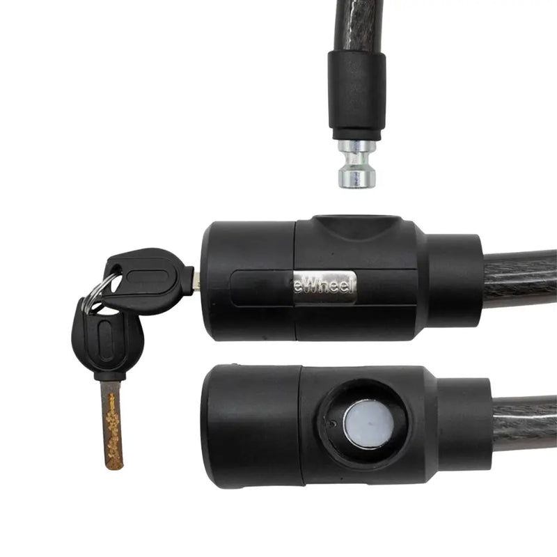 Bild in der Galerieansicht laden, EWLK015 black key lock for electric scooters and bicycles
