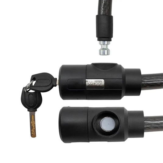 EWLK015 black key lock for electric scooters and bicycles