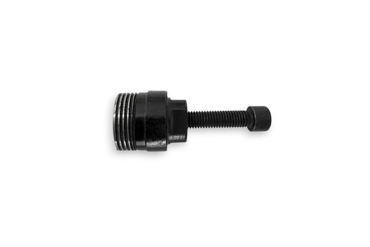 Black rocker extractor tool for electric scooters with visible threaded ends and body structure.