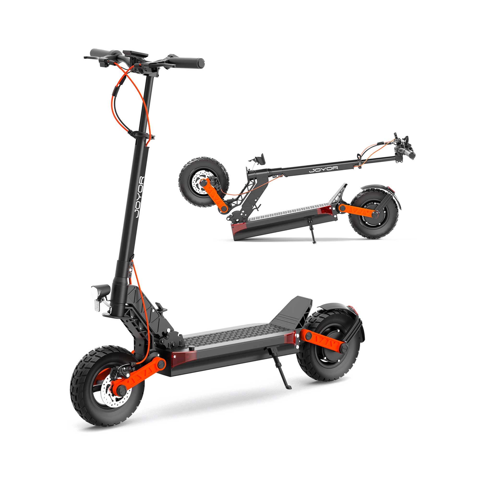 folded joyor s8 electric scooter portable design