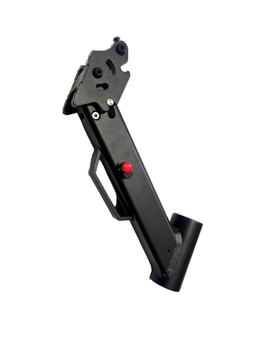 Connecting tube with folding base compatible with Joyor S and T electric scooters.