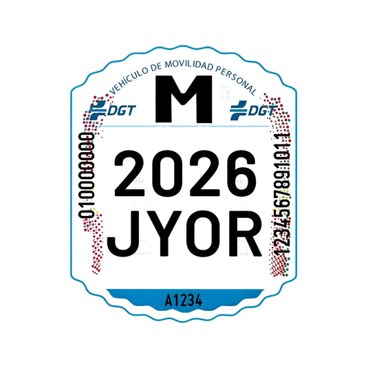 Matricula para patinete electrico DGT Homologado