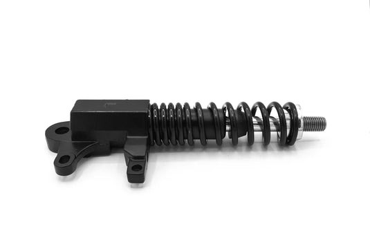 joyor electric scooter front suspension side view shock absorber