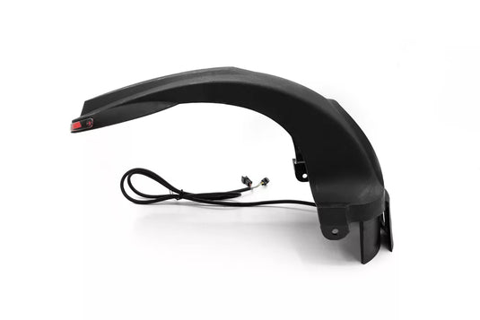 electric scooter rear light integrated in mudguard led detail