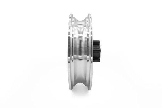 side view of front wheel hub electric scooter joyor