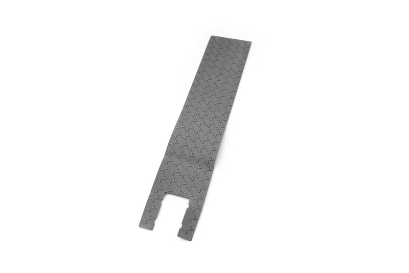 Carregar imagem no visualizador da Galeria, A single gray sticker with a textured surface, designed as a replacement part for a Joyor electric scooter model, displayed on a white background.

