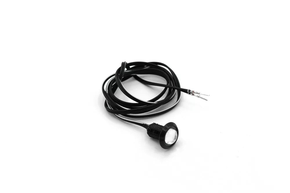 A black rear light for an electric scooter with wires, compatible with Joyor A1, F1, F3, F5, F5S, F7 models.