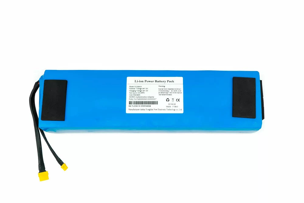 Joyor F3 electric scooter battery detail view