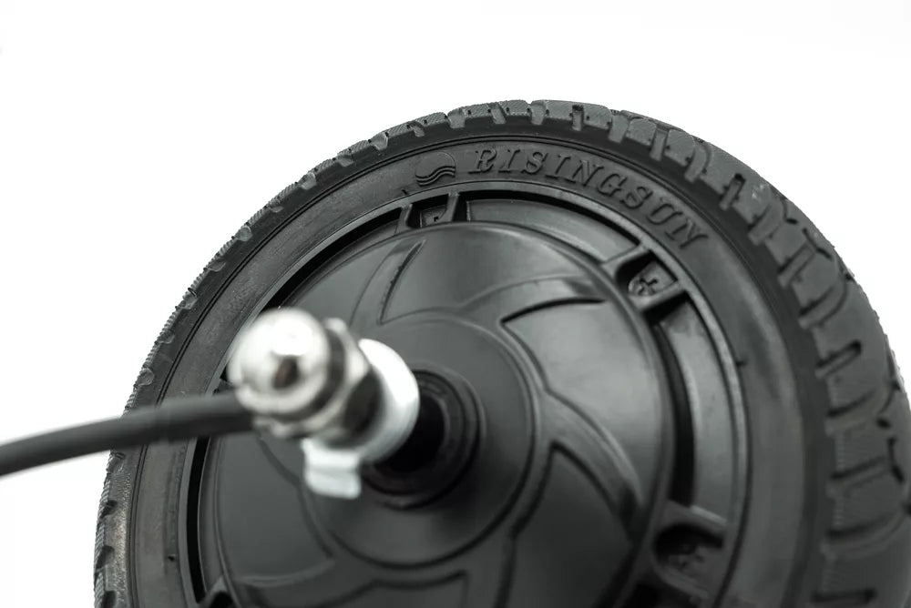 Joyor electric scooter motor axle detail
