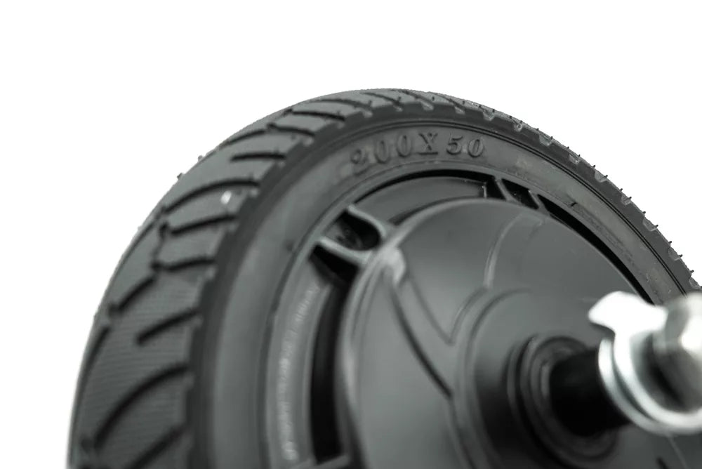 Joyor electric scooter wheel motor close up