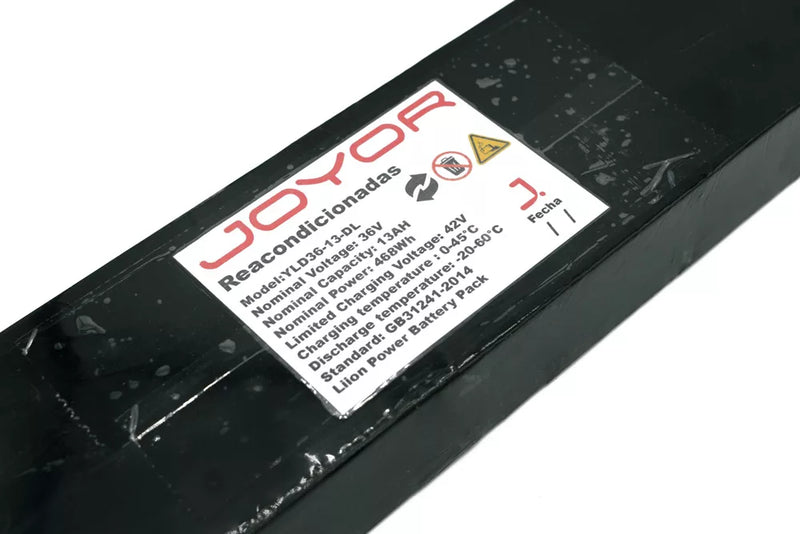 Load image into Gallery viewer, Joyor lithium battery technical label detail
