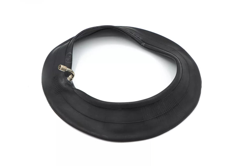 Load image into Gallery viewer, A black inner tube for a city electric scooter, showing the inner side with the valve hole.
